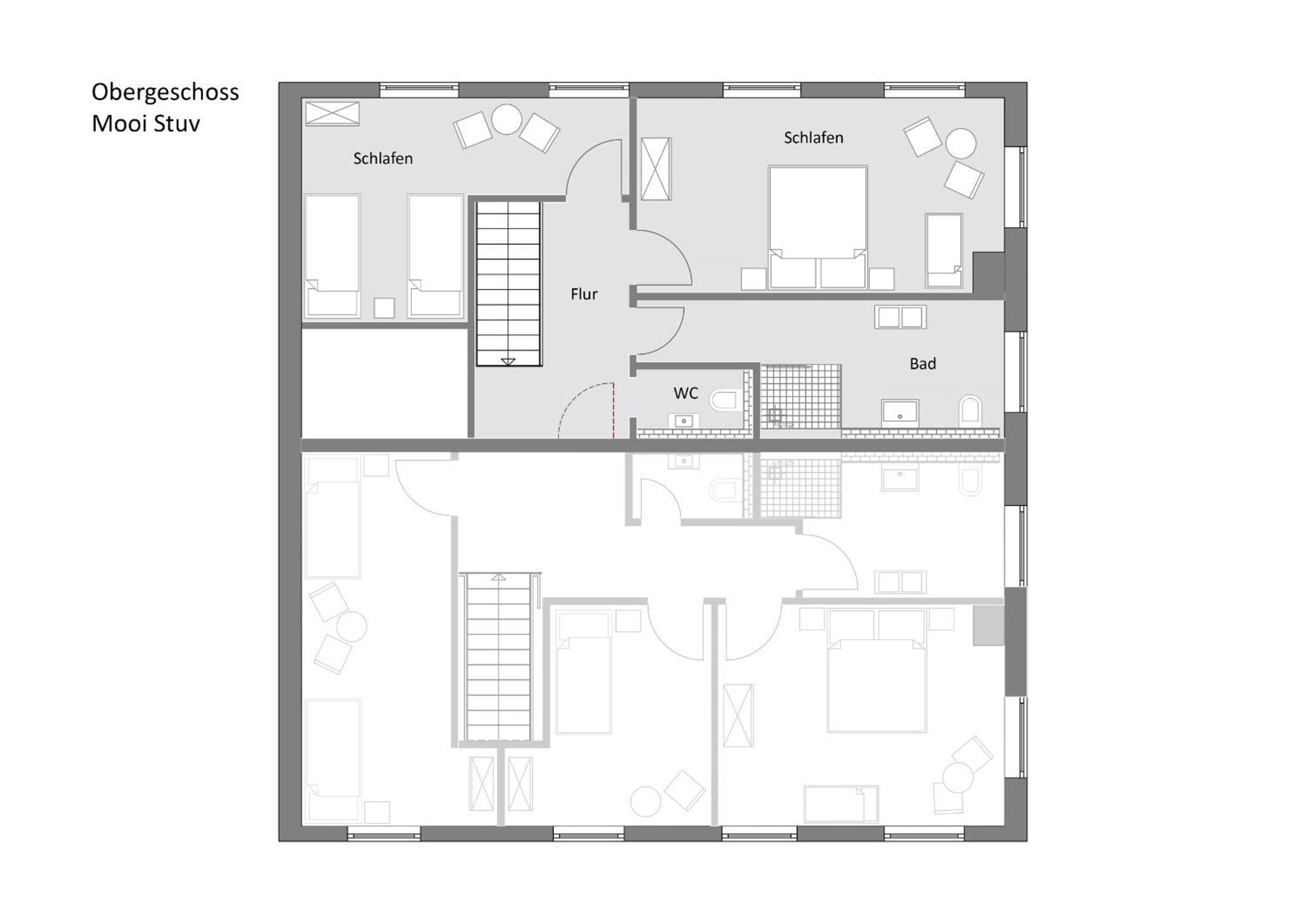 Mooi Stuv , Maisonettenwohnung , Gulfhof , Kachelofen Norden Buitenkant foto