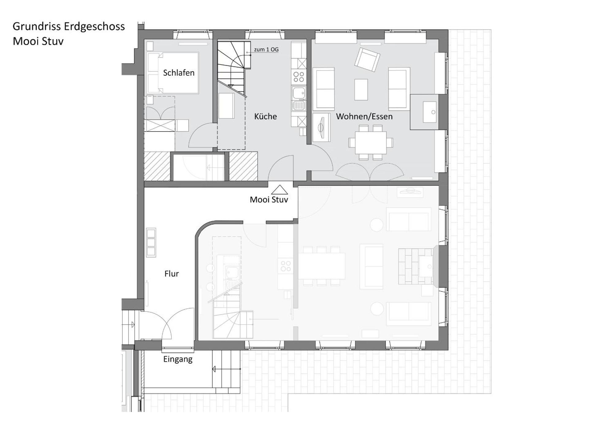 Mooi Stuv , Maisonettenwohnung , Gulfhof , Kachelofen Norden Buitenkant foto