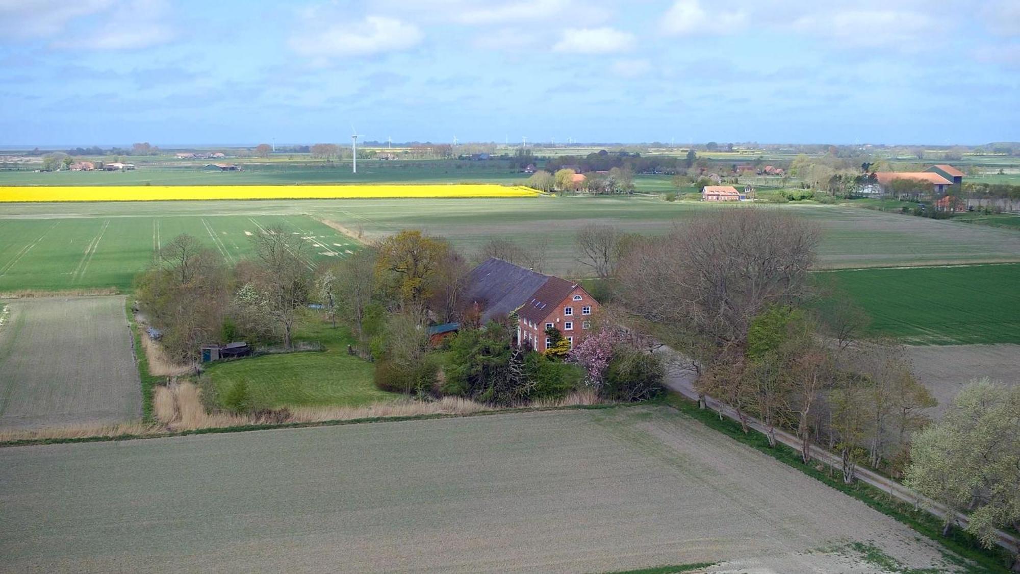 Mooi Stuv , Maisonettenwohnung , Gulfhof , Kachelofen Norden Buitenkant foto